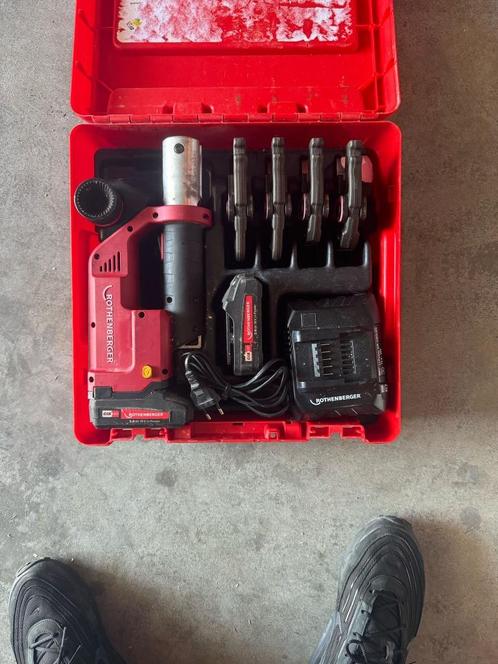 Rothenberger TT airco Accu Perstang + Vacuümpomp + manometer, Doe-het-zelf en Verbouw, Gereedschap | Handgereedschap, Zo goed als nieuw