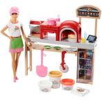 Barbie pizzabakker speelset met klei, Kinderen en Baby's, Speelgoed | Poppen, Ophalen of Verzenden, Nieuw, Barbie