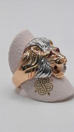 gouden leeuwen ring 14kt, Sieraden, Tassen en Uiterlijk, Ringen, Heer, Www.bredajuwelier.nl, Nieuw, Ophalen of Verzenden