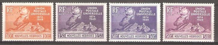 New Hebrides PF+PL SG F77-F80 Omnibus 1949 UPU, Postzegels en Munten, Postzegels | Oceanië, Postfris, Verzenden