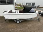 Namare 4.85S Sloep met Mercury 9.9 pk 2019, Watersport en Boten, Gebruikt, Tot 10 pk, 6 meter of meer, Ophalen of Verzenden