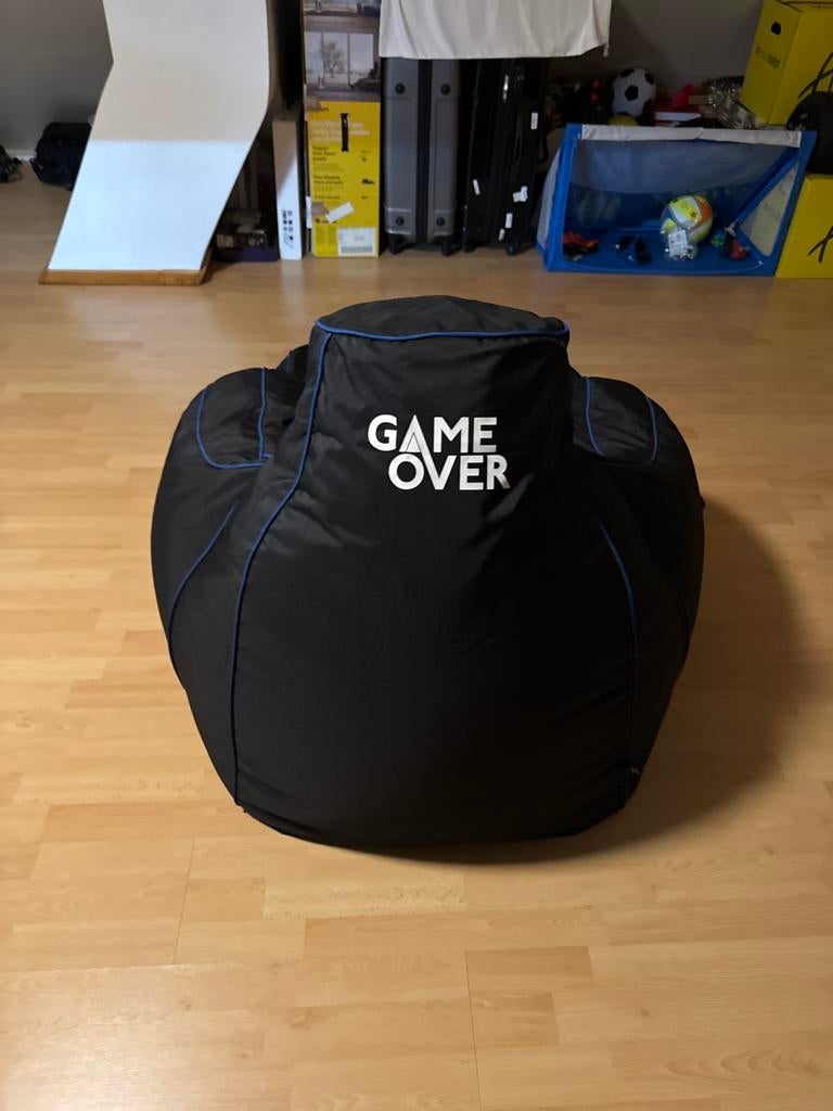 Grote game zitzak, Huis en Inrichting, Zitzakken, Ophalen of Verzenden, Zo goed als nieuw, Zwart