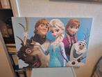 Canvas van Elsa en Anna en andere figuren., Ophalen of Verzenden, Zo goed als nieuw, Wanddecoratie