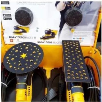 Gezocht Mirka schuurmachines!. beschikbaar voor biedingen