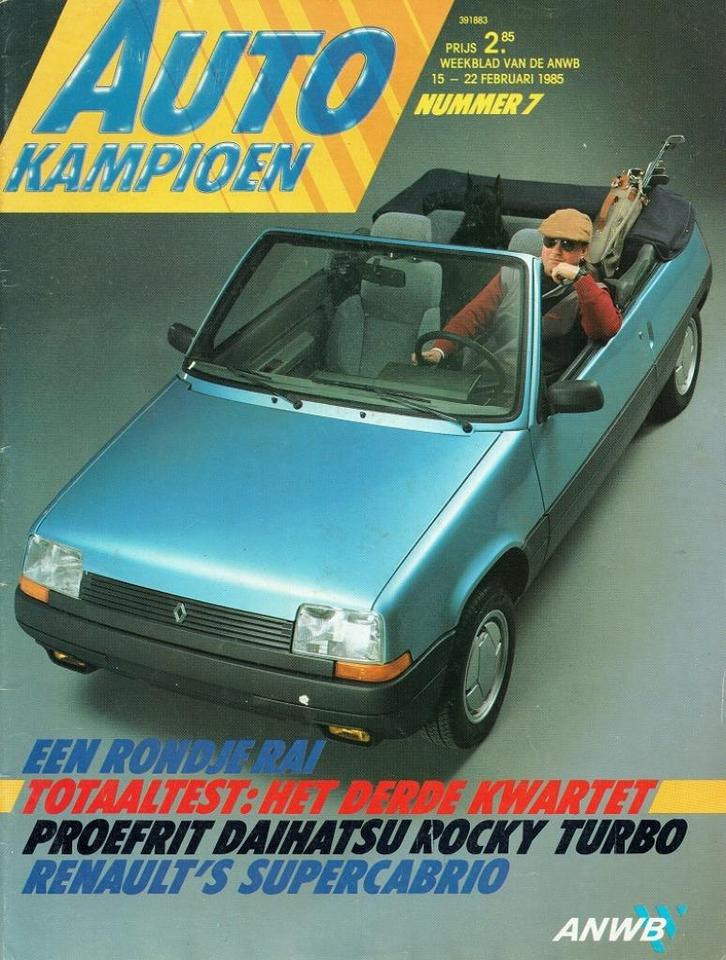 Autokampioen 1985 nr. 7 (o.a. Alfa Romeo 33 & Lancia Delta), Boeken, Auto's | Folders en Tijdschriften, Gelezen, Algemeen, Verzenden