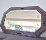 antieke verweerde spiegel art deco brocante shabby chique, Antiek en Kunst, Ophalen, Overige vormen, 50 tot 100 cm, Minder dan 100 cm