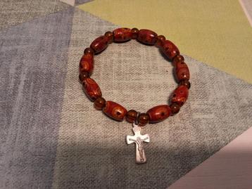 Rozenkrans Armband met Kruisbeeld beschikbaar voor biedingen