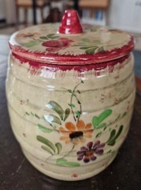 Voorraadpot (Faïencerie de Jemappes), Antiek en Kunst, Antiek | Keramiek en Aardewerk, Ophalen of Verzenden