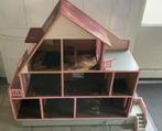 poppenhuis, opknapper met diverse houten meubeltjes, Ophalen, Gebruikt, Poppenhuis