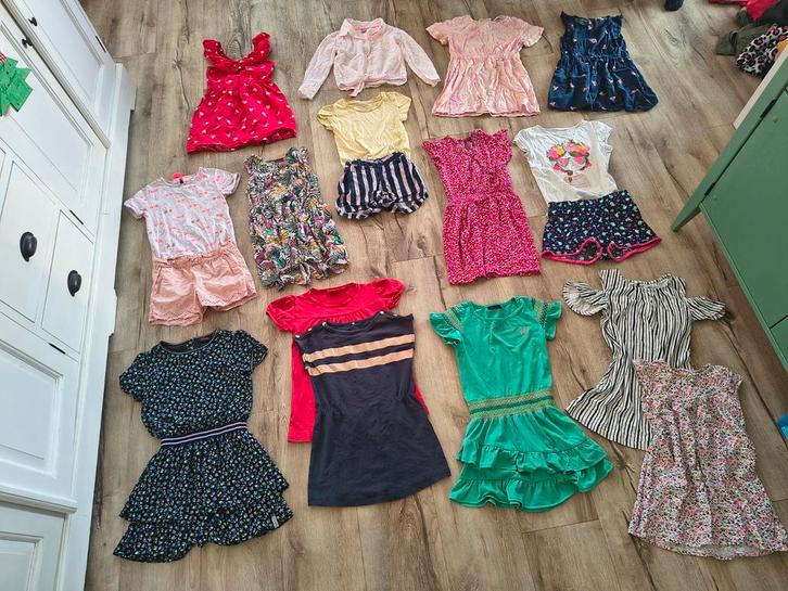 Enorm pakket zomerkleding, meiden kledingpakket zomer, 116., Kinderen en Baby's, Kinderkleding | Kinder-kledingpakketten, Zo goed als nieuw