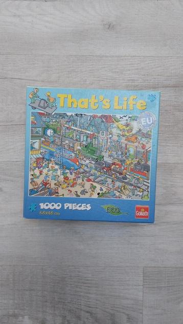 That's Life eco puzzel 1000 stukjes  beschikbaar voor biedingen