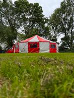 Te koop Feesttent /Stokkentent /spantent - 10 meter doorsnee, Ophalen of Verzenden, Gebruikt