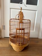 Houten Indonesische vogelkooi, Ophalen, Zo goed als nieuw, Hout, Vogelkooi