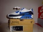 Nike Air Max 90 Royal Obsidian (2008) Maat 40.5, Nieuw, Ophalen of Verzenden, Wit, Sneakers of Gympen