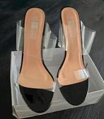 NIEUW glazen hak maat 41, Kleding | Dames, Schoenen, Zwart, Nieuw, Sandalen of Muiltjes, Ophalen of Verzenden