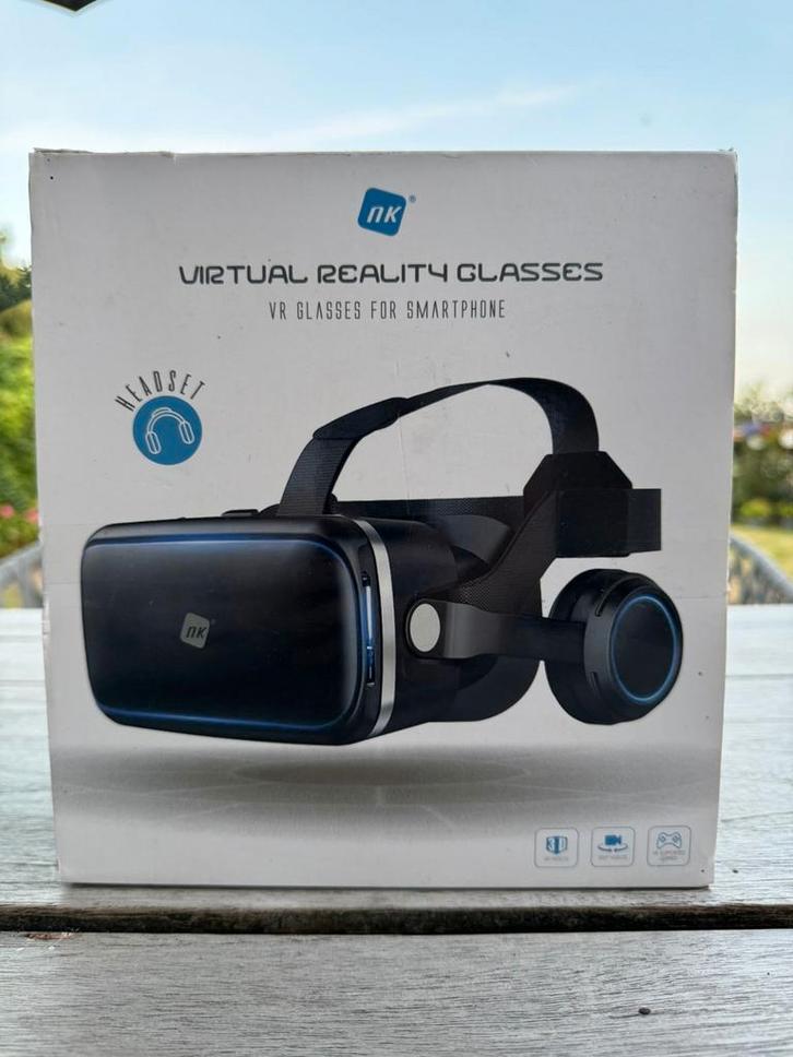 NK VR-Bril met Ingebouwde Headset(Model NK-G04E-VR), Spelcomputers en Games, Virtual Reality, Nieuw, Telefoon, VR-bril, Ophalen of Verzenden