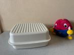 NIEUWSTAAT brooddoos WIT - grote kornuit - bak TUPPERWARE, Ophalen of Verzenden, Zo goed als nieuw, Wit, Bak of Kom