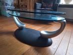 Glazen salontafel, Ophalen, Gebruikt, 100 tot 150 cm, 50 tot 100 cm