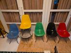 5 x Vitra Eames Fiberglass stoelen, Huis en Inrichting, Stoelen, Ophalen, Zo goed als nieuw, Rood