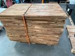 Hout teak planken en platen massief 2,6 cm dik, Doe-het-zelf en Verbouw, Hout en Planken, Ophalen, Minder dan 25 mm, Plank, Minder dan 200 cm