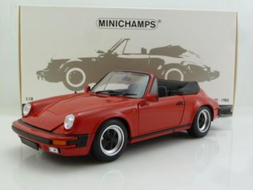 Minichamps Porsche 911 Carrera 3.2 1983 1:18 Rood 110063030 beschikbaar voor biedingen