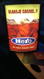 Hero reclame bord met licht, Verzamelen, Ophalen of Verzenden, Zo goed als nieuw, Reclamebord