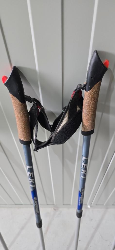 Leki adjustable Nordic walking stokken., Sport en Fitness, Bergsport en Wandelen, Gebruikt, Wandelstok, Ophalen of Verzenden