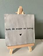Decoratief tegeltje met spreuk, Ophalen of Verzenden, Nieuw