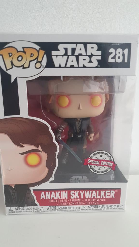 Funko Pop! Star Wars Anakin Skywalker #281 Special Edition, Ophalen of Verzenden, Nieuw