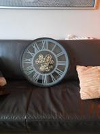 Wandklok industriële, Huis en Inrichting, Woonaccessoires | Klokken, Ophalen, Zo goed als nieuw, Wandklok
