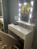 Kaptafel met verlichting, Huis en Inrichting, Ophalen, Gebruikt, 50 tot 100 cm, Minder dan 100 cm