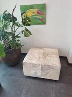 Prachtige poef koeienhuid met wieltjes, Huis en Inrichting, Ophalen, Gebruikt, Overige vormen, 125 cm of meer