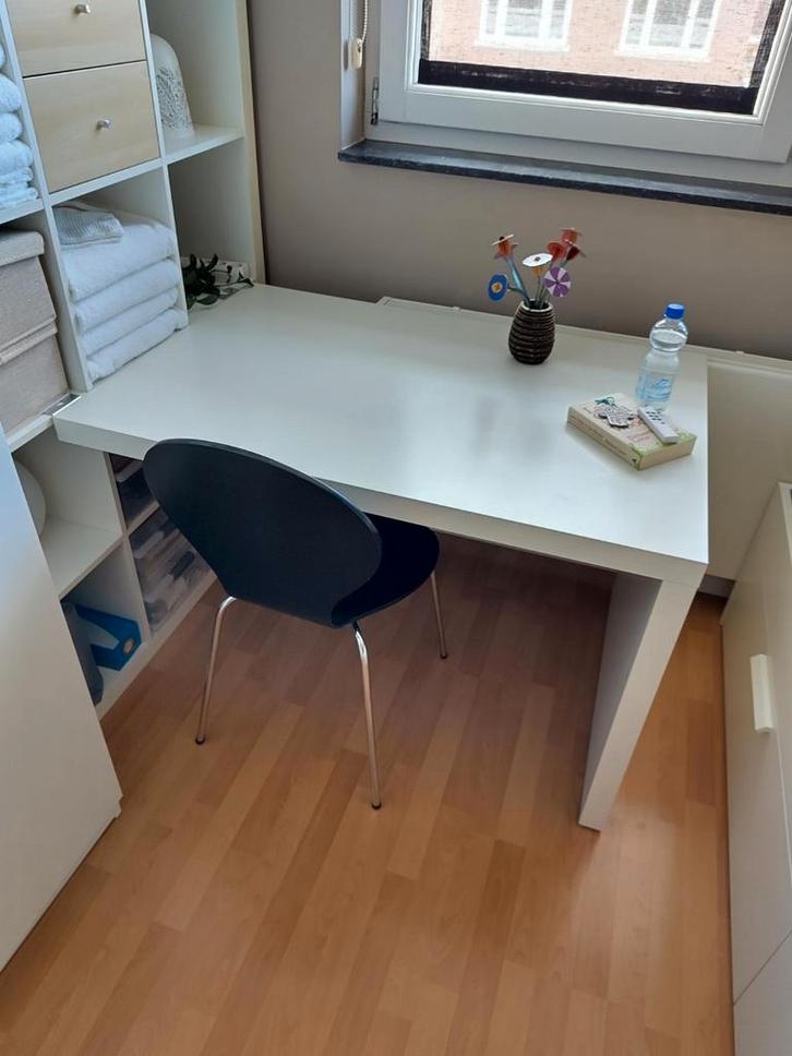 Bureau voor IKEA KALLAX kast - Wit, Huis en Inrichting, Bureaus, Zo goed als nieuw, Bureau, Ophalen