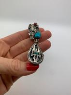 T764 Prachtige vintage navajo bolo Bennet Pad Pend, Sieraden, Tassen en Uiterlijk, Antieke sieraden, Ophalen of Verzenden, Zilver