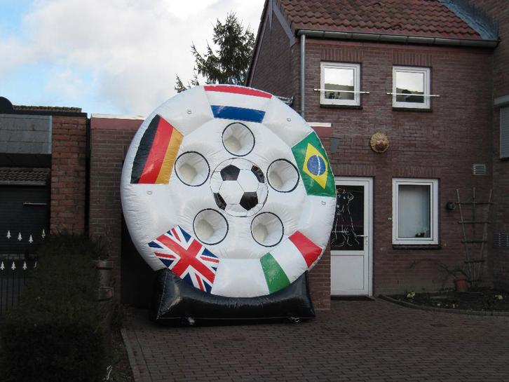 voetbalspel voetbal schieten verhuur te huur, Hobby en Vrije tijd, Feestartikelen | Verhuur, Nieuw, Overige, Ophalen