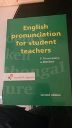 C. Gussenhoven - English pronunciation for student teachers, Nederlands, Ophalen of Verzenden, Zo goed als nieuw, C. Gussenhoven