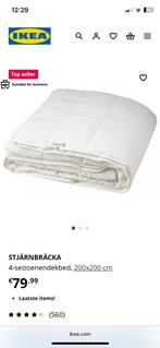 Ikea 4 seizoen dekbed 200x200 stjarnbracka, Huis en Inrichting, Slaapkamer | Beddengoed, Wit, Tweepersoons, Ophalen of Verzenden