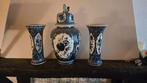 Delfts Blauw Vaas Set - Nalatenschap, Antiek en Kunst, Ophalen of Verzenden