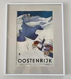 ingelijste art deco reclame poster Oostenrijk, Verzamelen, Posters, Met lijst, Reclame, Ophalen of Verzenden, A1 t/m A3