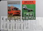 EBRO Trucks - Losbladige Documentatie folder (10 bladen), Ophalen of Verzenden, Gelezen, Overige merken