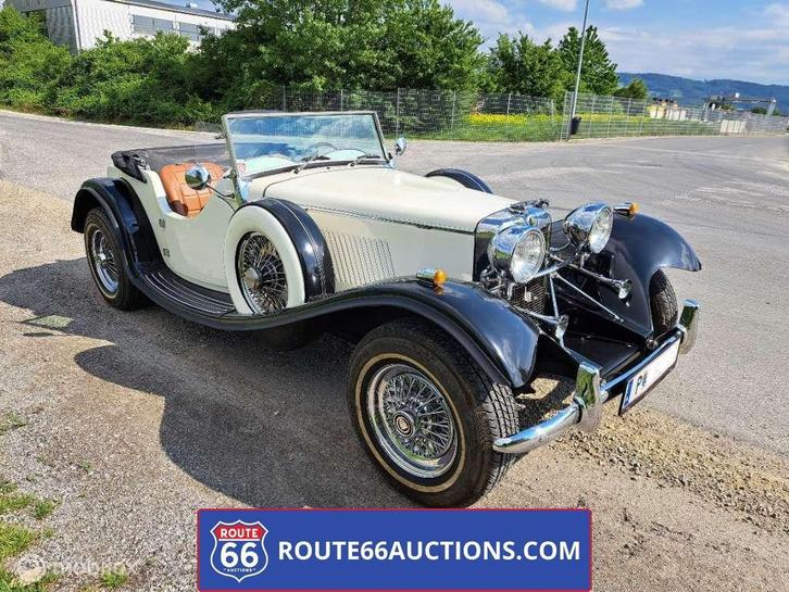 Jaguar SS 100 Replica | 1988 | Route 66 Auctions, Auto's, Oldtimers, Bedrijf, Te koop, Jaguar, Benzine, Overige carrosserieën