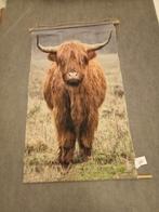 Wanddoek Schotse Hooglander met verlichting, Ophalen, Nieuw