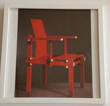 Gerrit Rietveld catalogus knipsel Rode Stoel beschikbaar voor biedingen