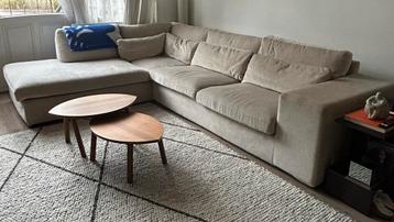 Homestock Beige Hoekbank - Grote Afmeting! beschikbaar voor biedingen