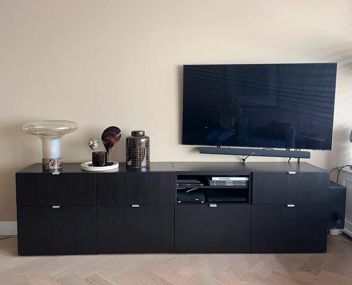 Ikea. Besta meubel, Huis en Inrichting, Kasten | Televisiemeubels, Gebruikt, Minder dan 100 cm, 200 cm of meer, 25 tot 50 cm, Overige houtsoorten