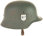 Originele Tweede Wereld Oorlog Duitse Wehrmacht Helm M40 SS, Verzamelen, Ophalen of Verzenden, Landmacht, Duitsland, Helm of Baret