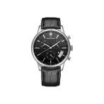 Heren horloge Claude Bernard by Edox, Overige merken, Leer, Staal, Polshorloge