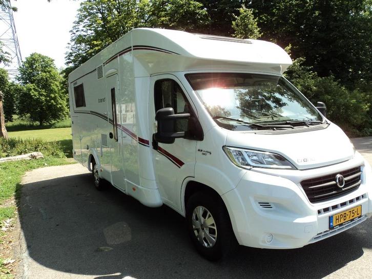 Dethleffs Trend 7056 Queensbed in zeer Nette staat 41733 km, Caravans en Kamperen, Campers, Particulier, tot en met 4, Half-integraal