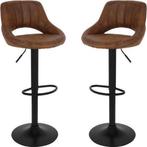 Barkruk industrial bruin 2 per set, Niet ingevuld, Nieuw, Niet ingevuld, Ophalen