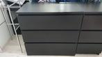 Ikea MALM ladekast zwartbruin zgan, Ophalen, 50 tot 100 cm, Zo goed als nieuw, 3 of 4 laden
